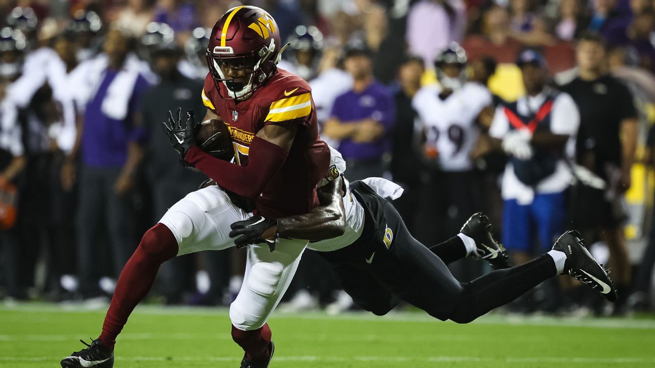 Commanders WR Terry McLaurin sustains toe injury Monday night vs. Ravens