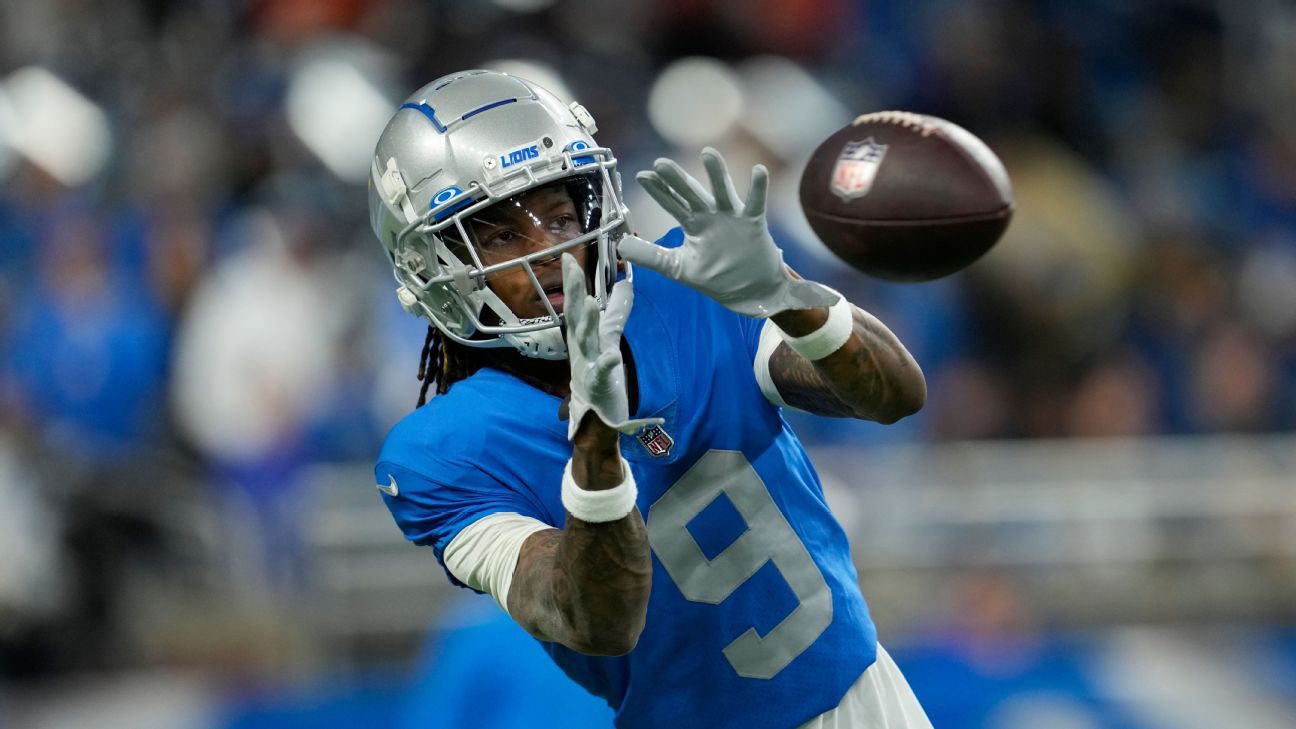 How much should Lions WR Jameson Williams play vs. the Panthers? - Pride Of  Detroit