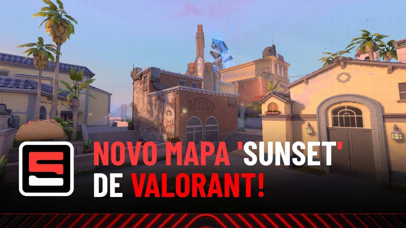 VALORANT  Riot Games anuncia 'Sunset', novo mapa do FPS que chega com o  Episódio 7 Ato II - ESPN
