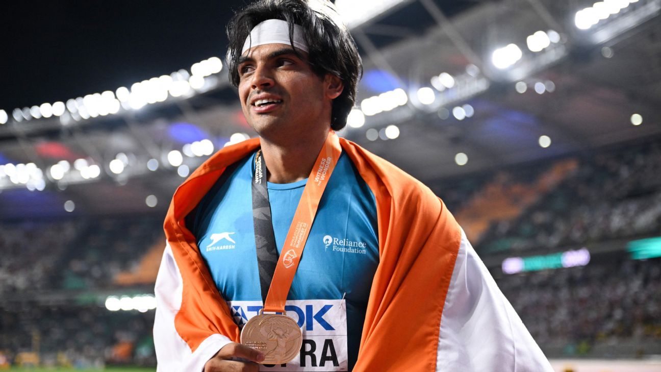 Olympic Gold on AUG 7, 2021, World Championship Gold on AUG 27, 2023:  Neeraj Chopra completes historic double - India Today