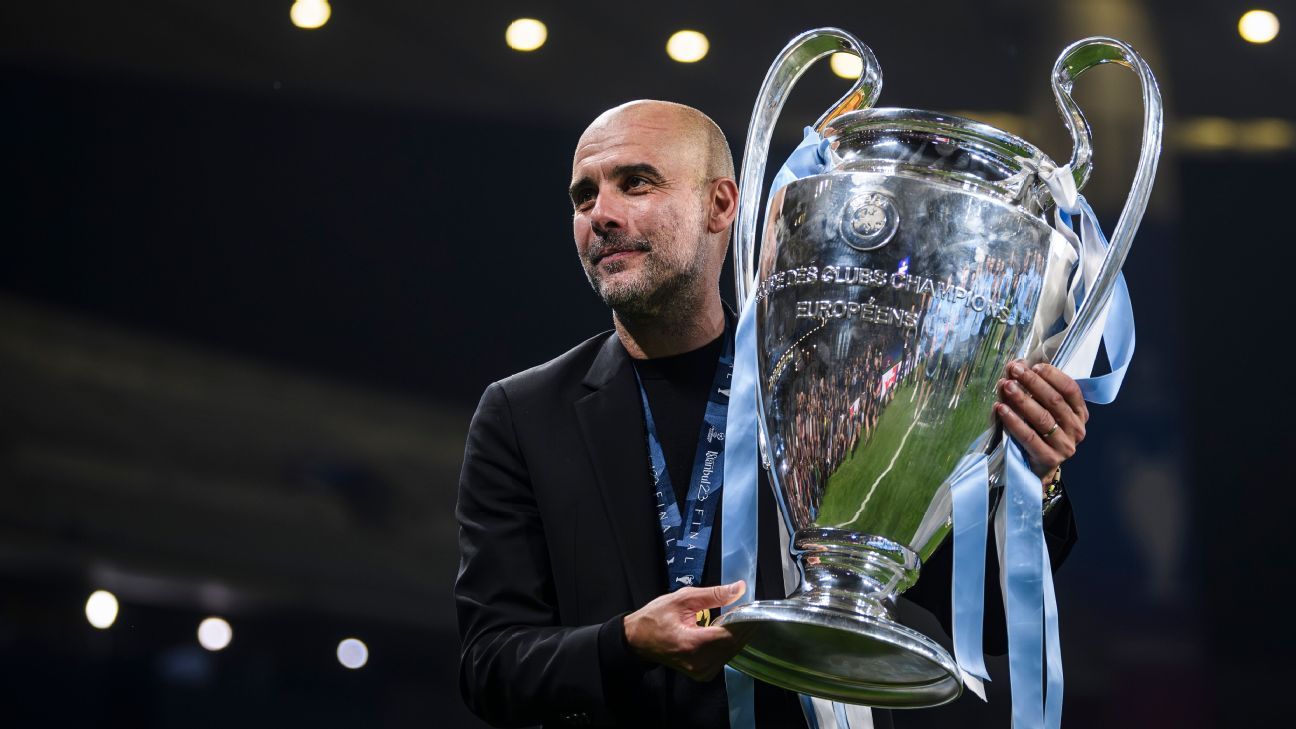 Pep Guardiola wins third Champions League as a manager - Futbol on