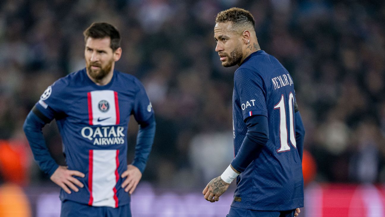 Paris Saint-Germain failed to 'support' Lionel Messi and Neymar