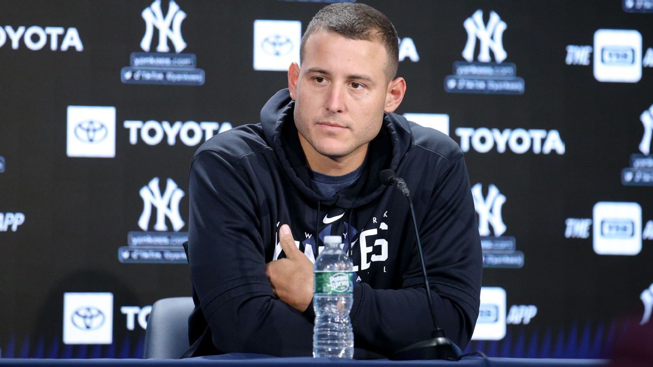 Yankees 1B Rizzo on IL due to post-concussion syndrome from