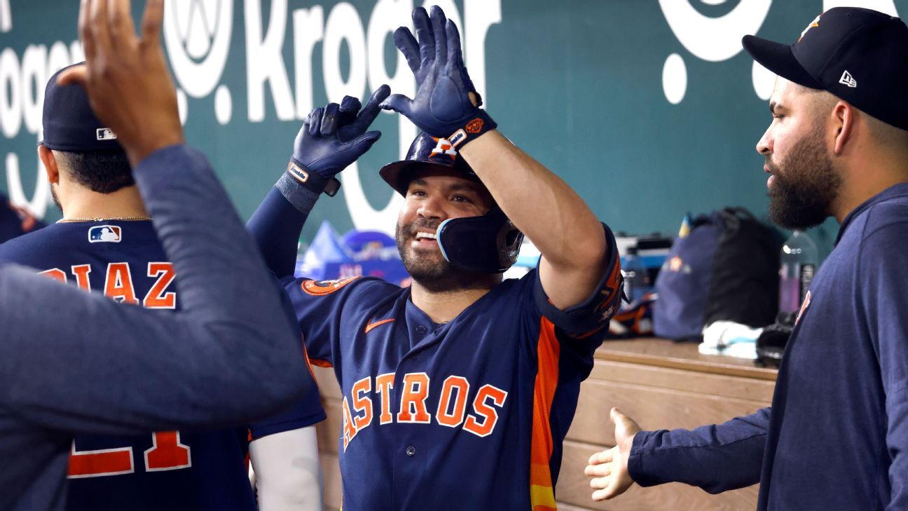 Altuve homers in first 3 innings; hits 5 in 2 days