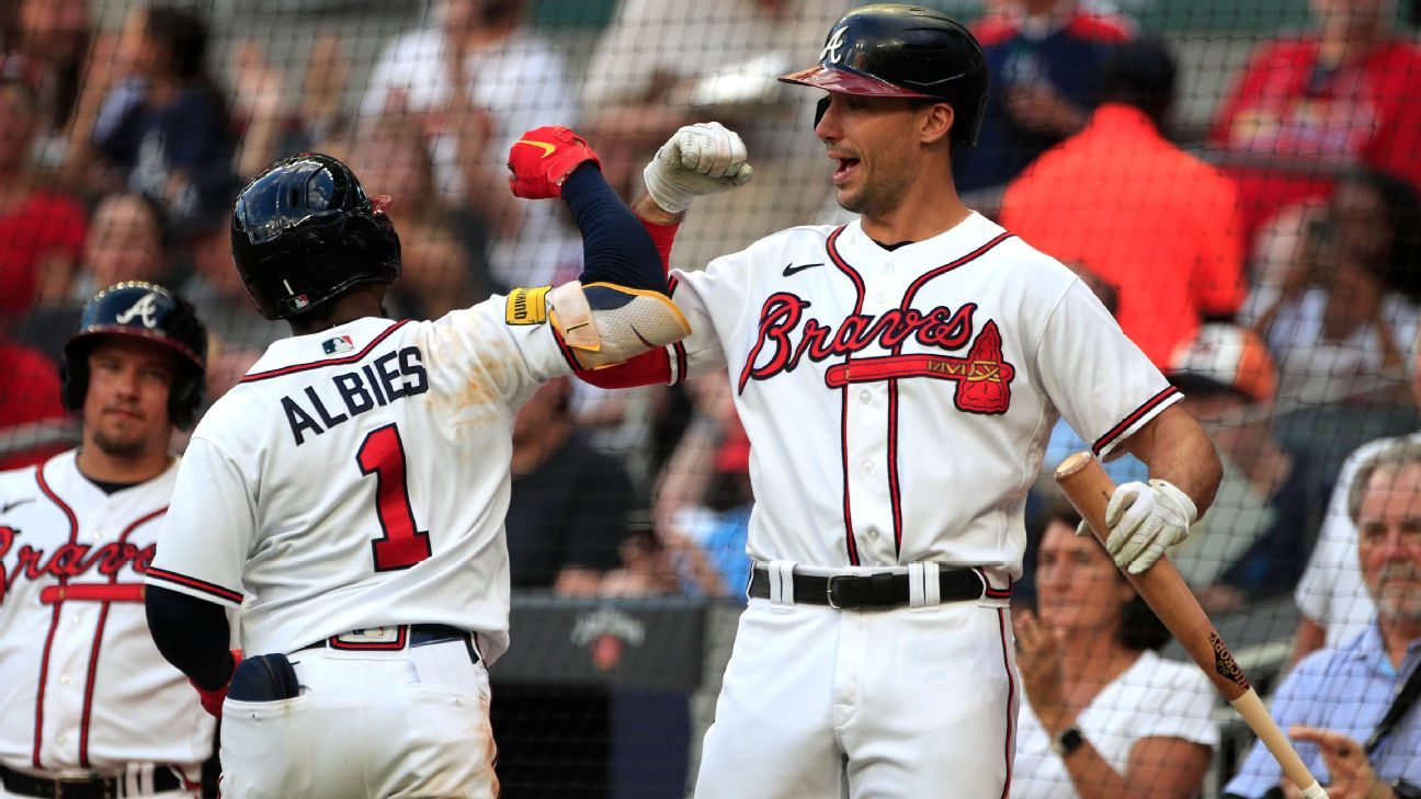 Ozzie Albies' first homer of 2023, 04/03/2023