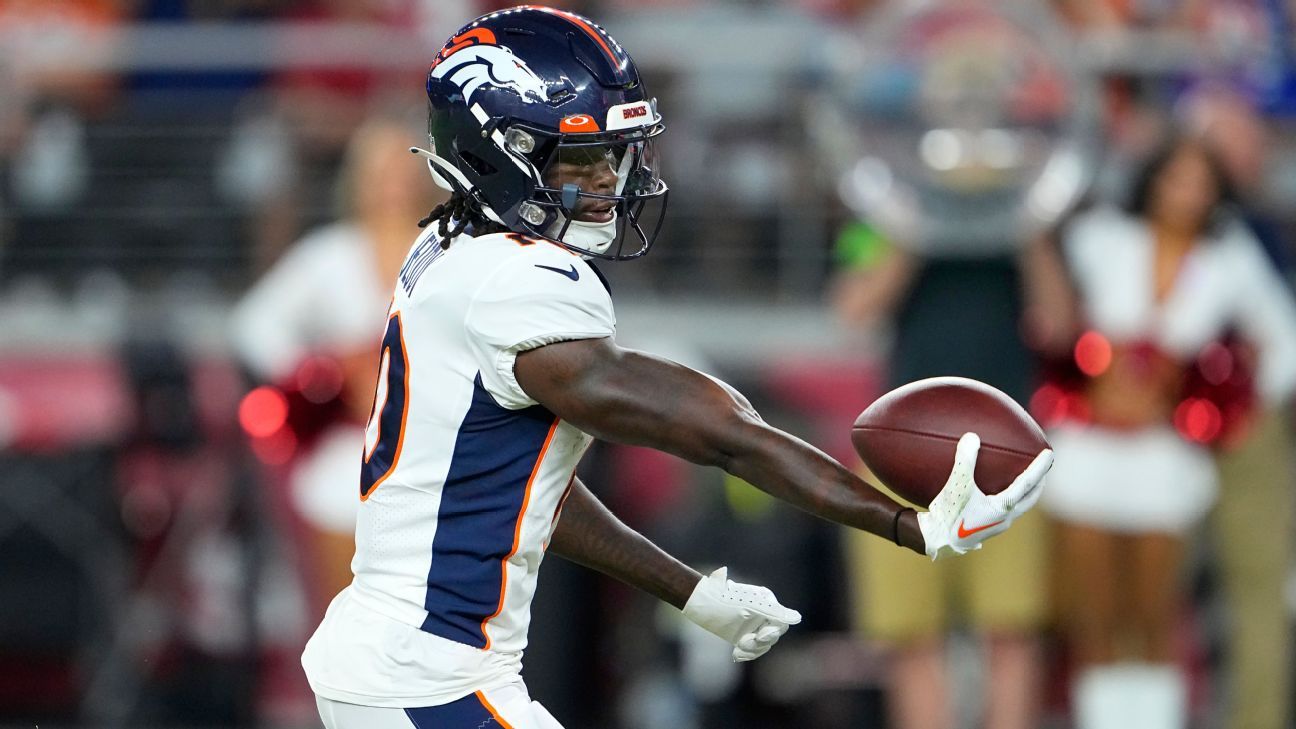 Broncos WR Jerry Jeudy set to make season debut Sunday - ESPN