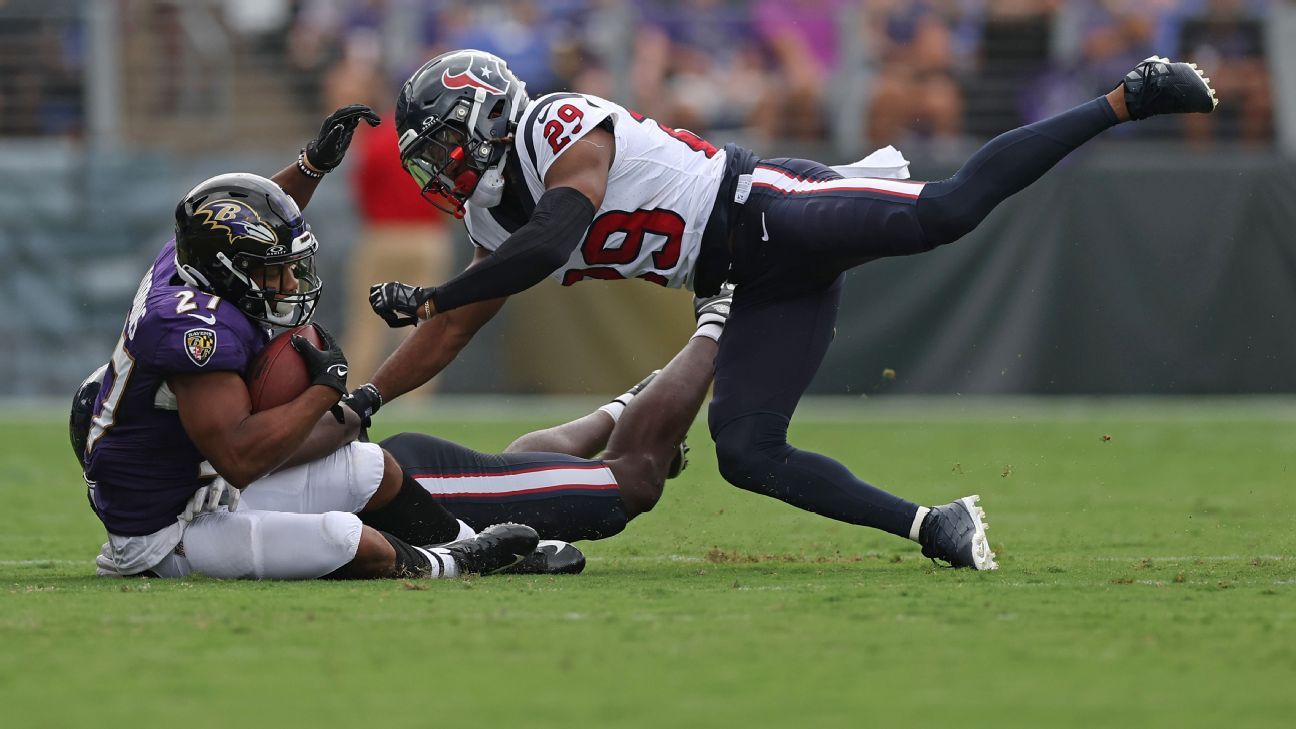 J.K. Dobbins queda fuera de la temporada por lesión ESPN