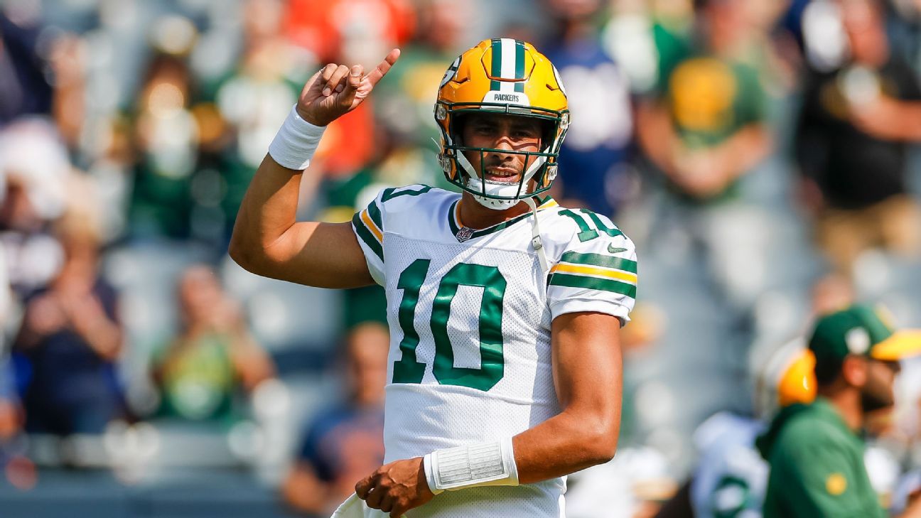 Packers, Bears at Chicago; Jordan Love debuts, Green Bay starting QB