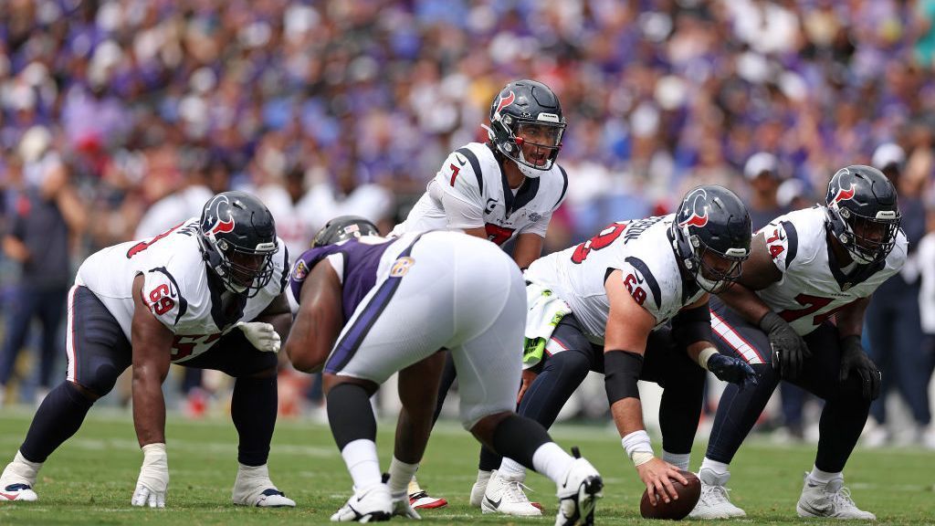 Texans' Stroud takes beating in opener, sacked five times in 25-9 loss to  Ravens