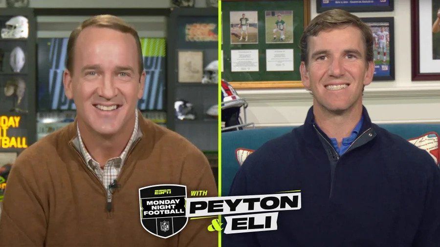 peyton & eli manning espn show