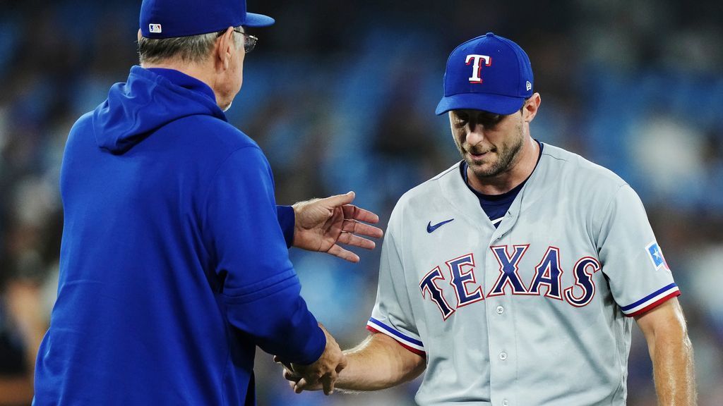 What did Max Scherzer say after his first Rangers game?