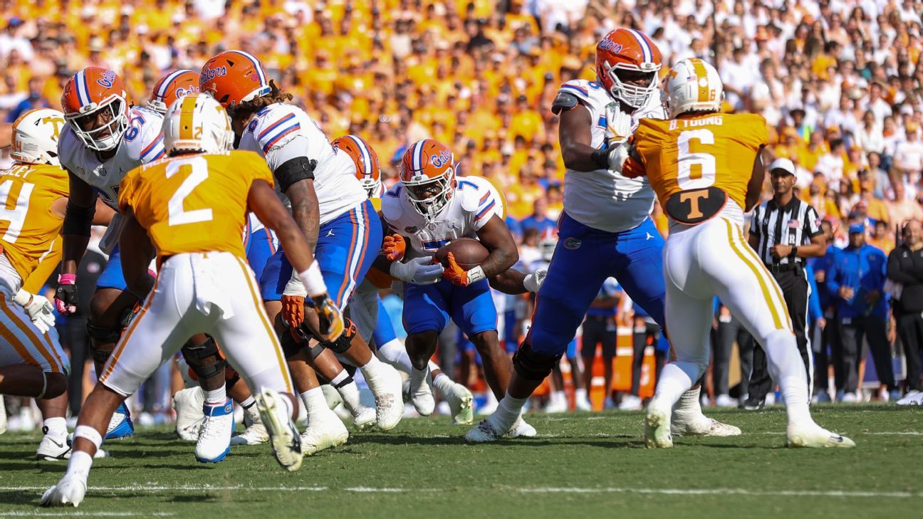 College football Week 3 betting tips: Can Florida upset Tennessee