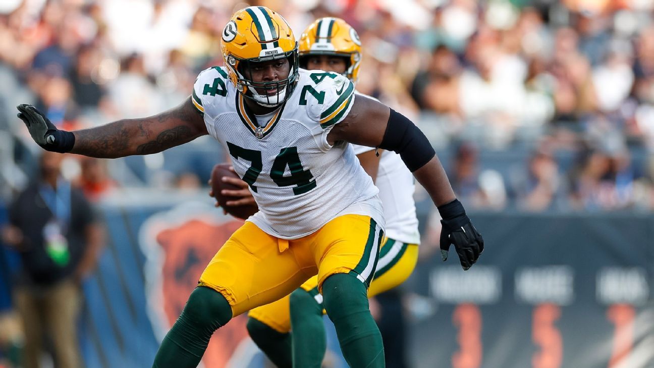 Packers LG Elgton Jenkins (knee) expected out multiple weeks - ESPN