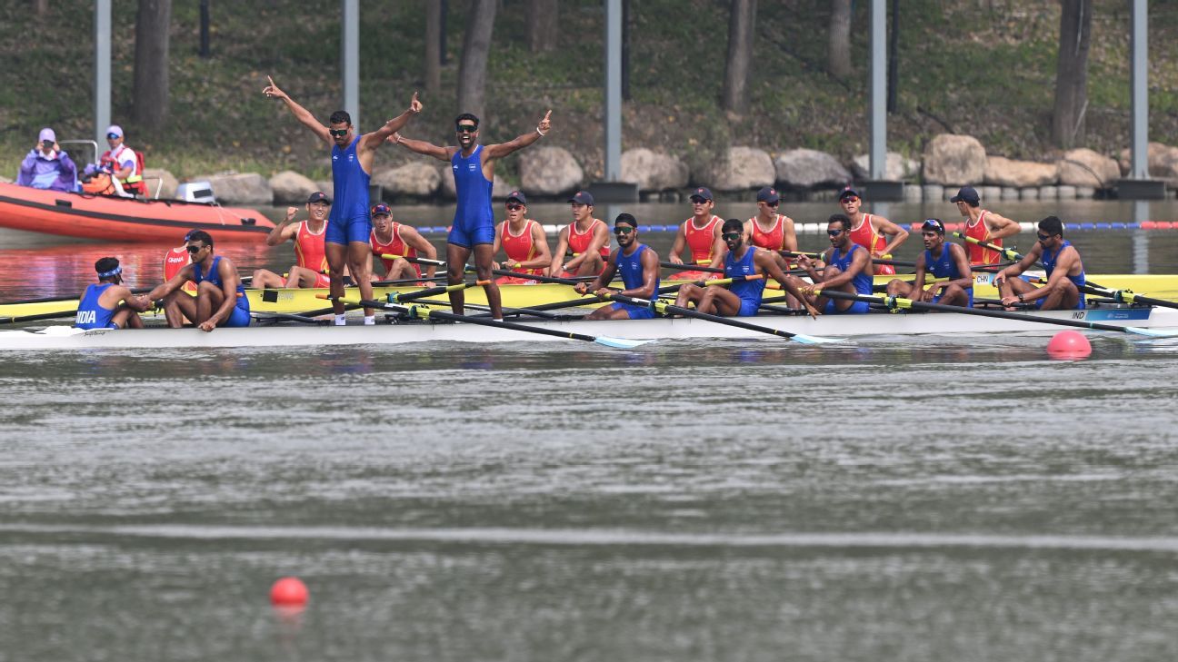 Asian Games Day 1 wrap: Ramita, rowers shine on range and river - ESPN