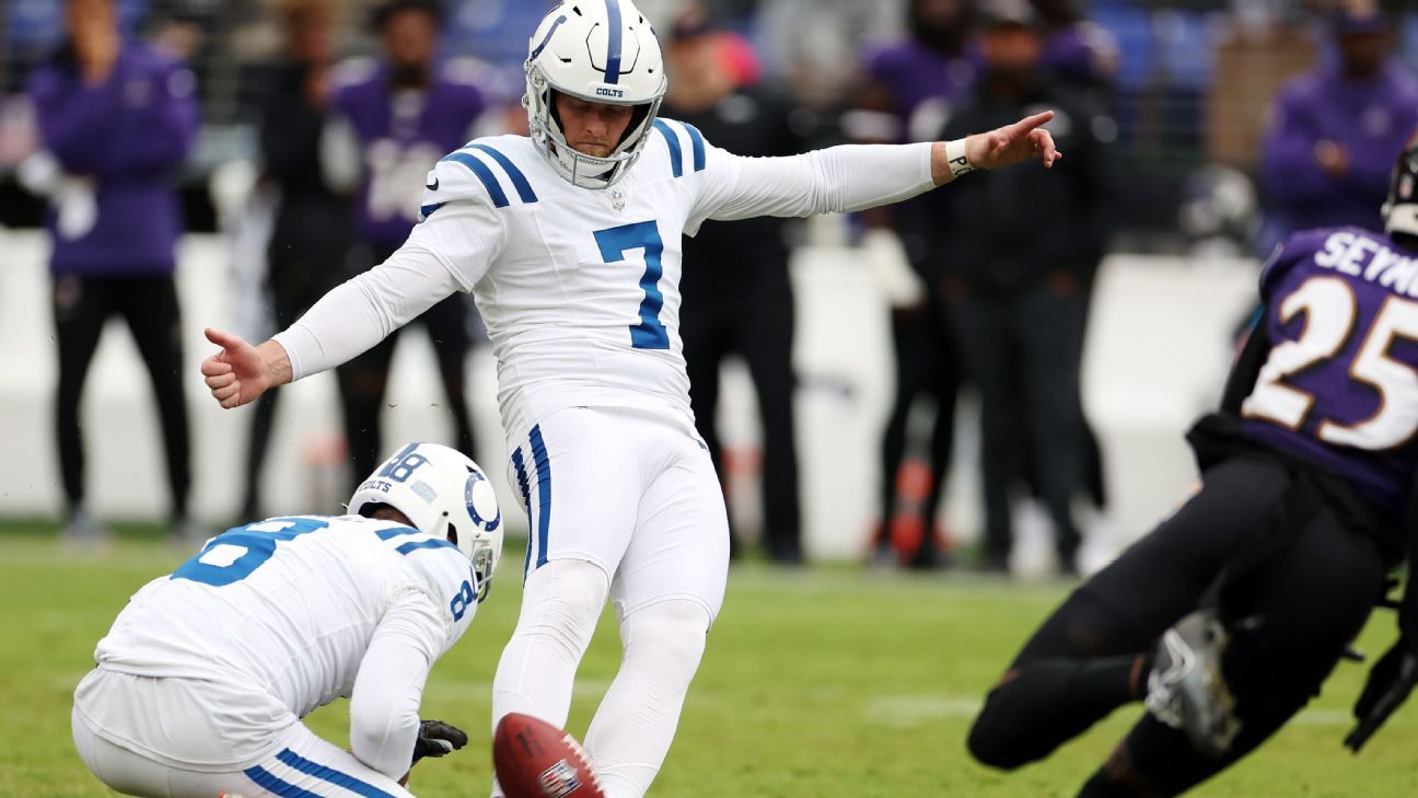 Colts' Matt Gay is 1st in NFL history to make 4 FGs of 50 yards or ...