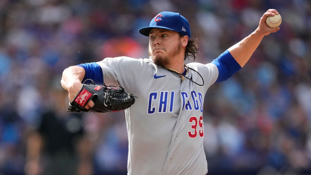 Cubs ace Steele may return Monday from injury