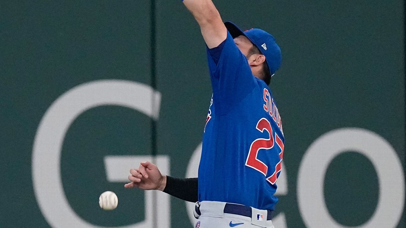 The Chicago Cubs' Seiya Suzuki bats against the San Francisco