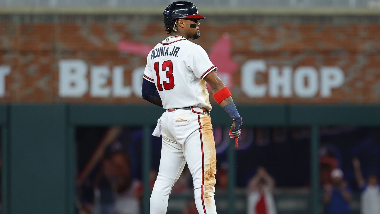 Ronald Acuna Jr. has irritated meniscus, set for an additional look