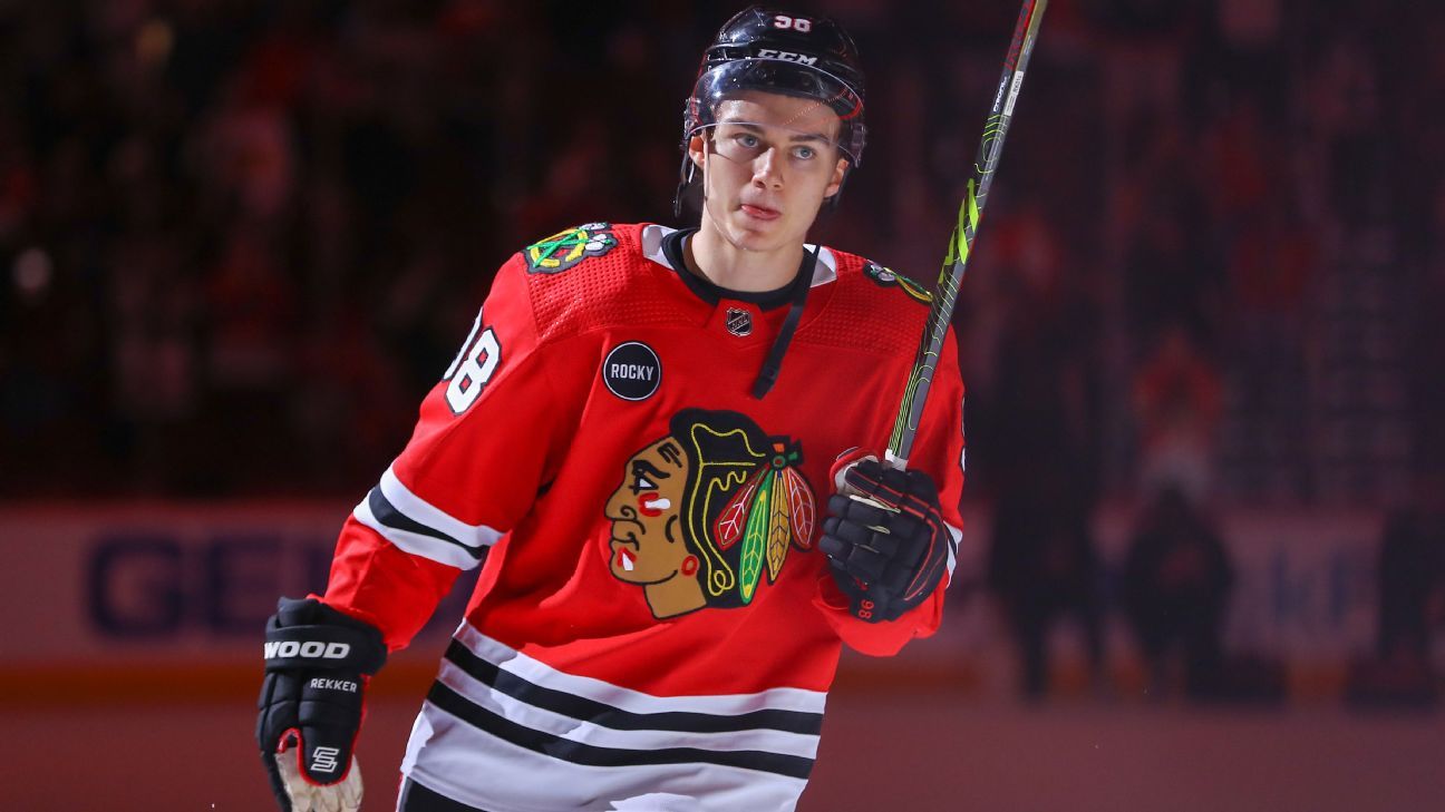 Bedard getting 'good dose of learning' at start of NHL career with  Blackhawks