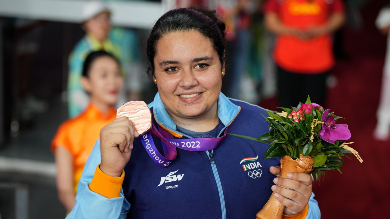Asian Games Kiran Baliyan wins bronze in women's shot put ESPN