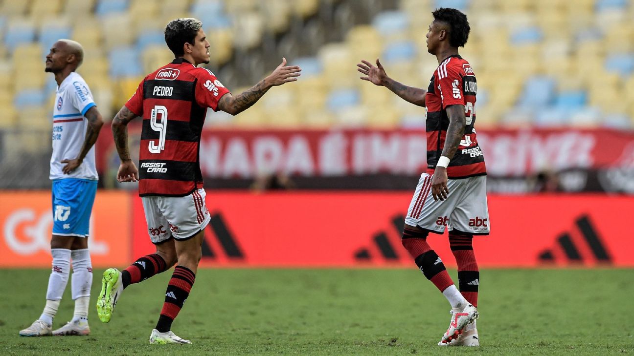 Interino do Flamengo fala em recuperar confiança do elenco e revela lesões de Pedro e Bruno Henrique após vitória