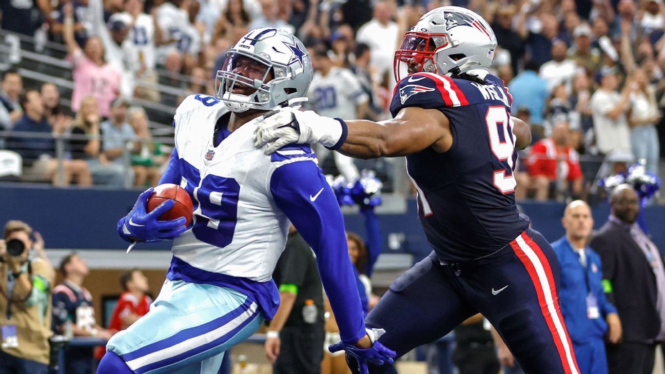 The Cowboys faked the PAT, throwing to a defensive lineman for the two-point conversion