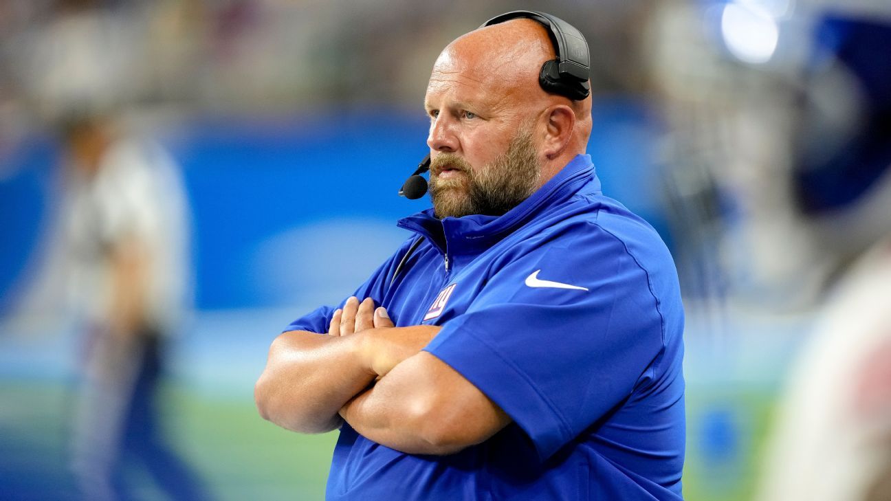 Giants' Brian Daboll rips into offensive line after struggles vs