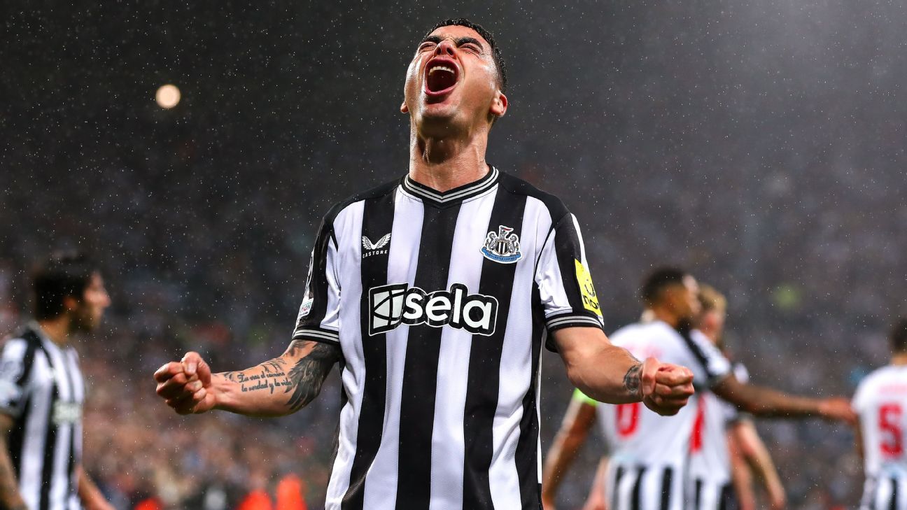 Champions League: Newcastle overpowers PSG 4-1