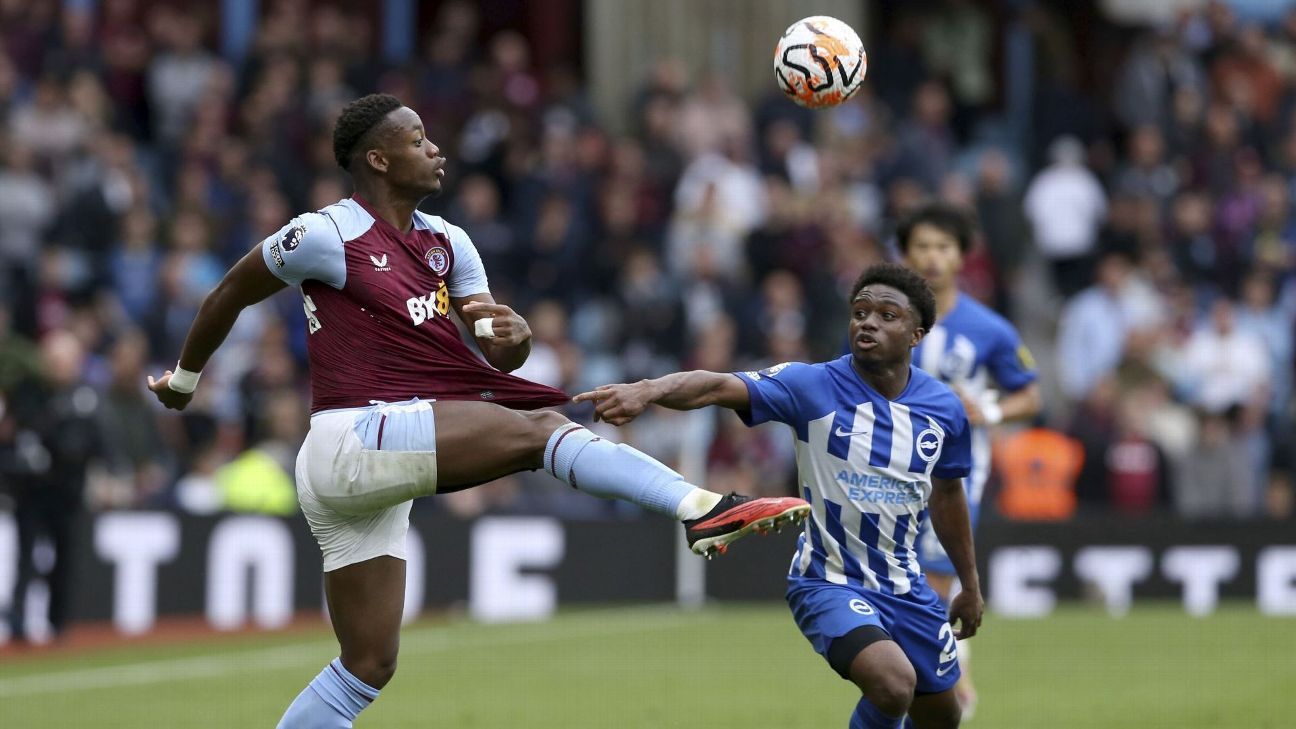Brighton worries Aston Villa in the Premier with a goal from Joao Pedro
