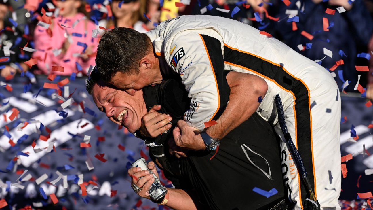 Allmendinger wins at Roval; playoffs' final 8 set