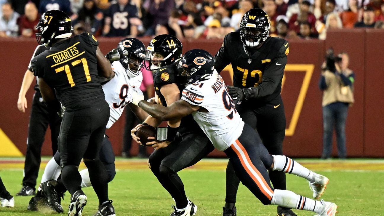 Eberflus: Bears 'have to improve' red-zone execution