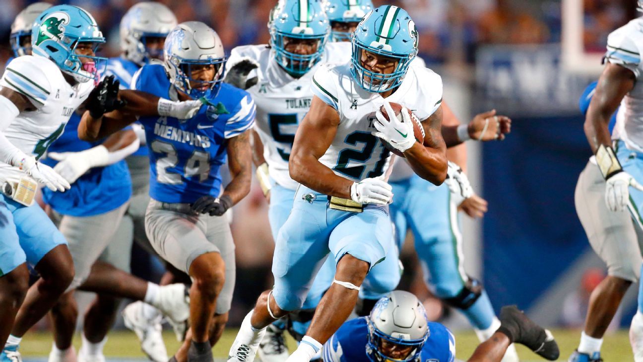 Sources: Tulane RB Hughes enters transfer portal