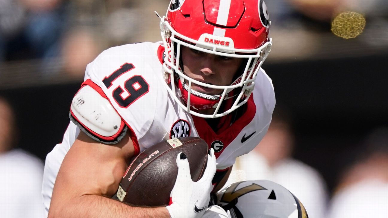 Georgia-Star TE Brock Bowers entscheidet über die Spielzeit gegen Ole Miss