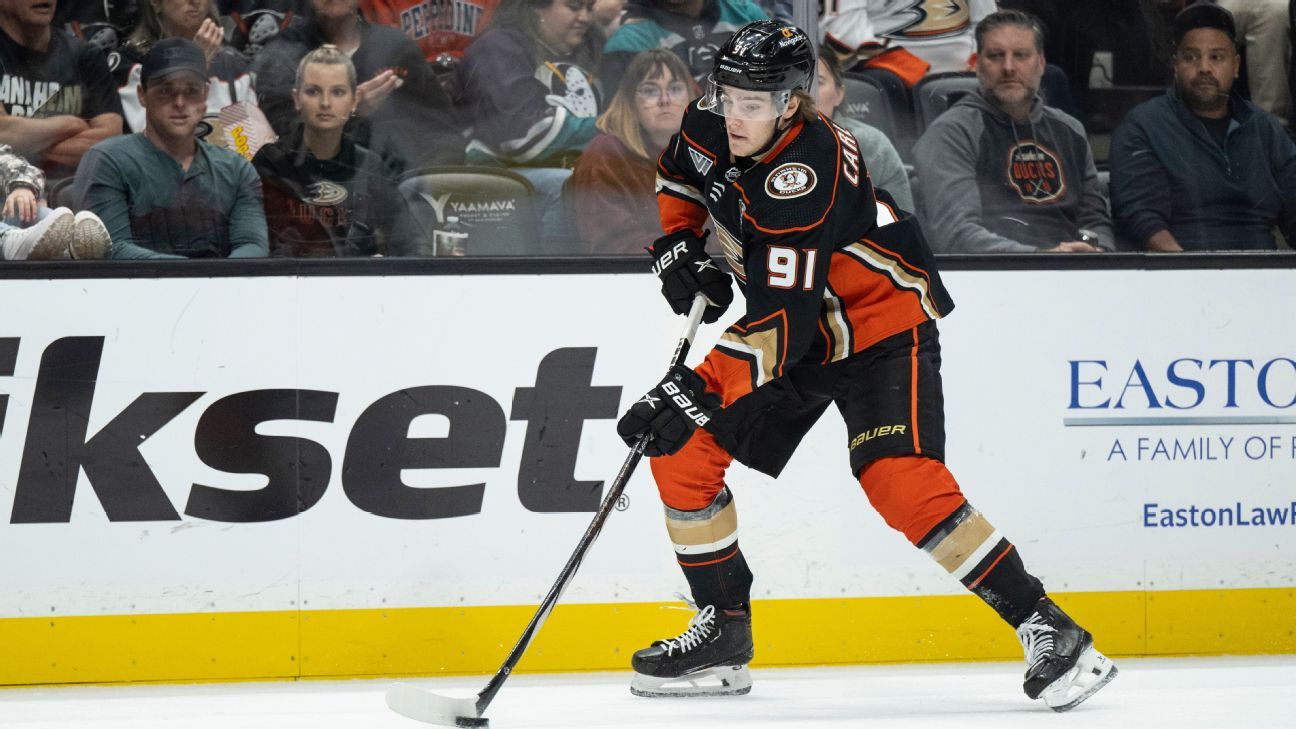 Ducks take Carlsson over Fantilli with No. 2 pick of NHL draft - ESPN