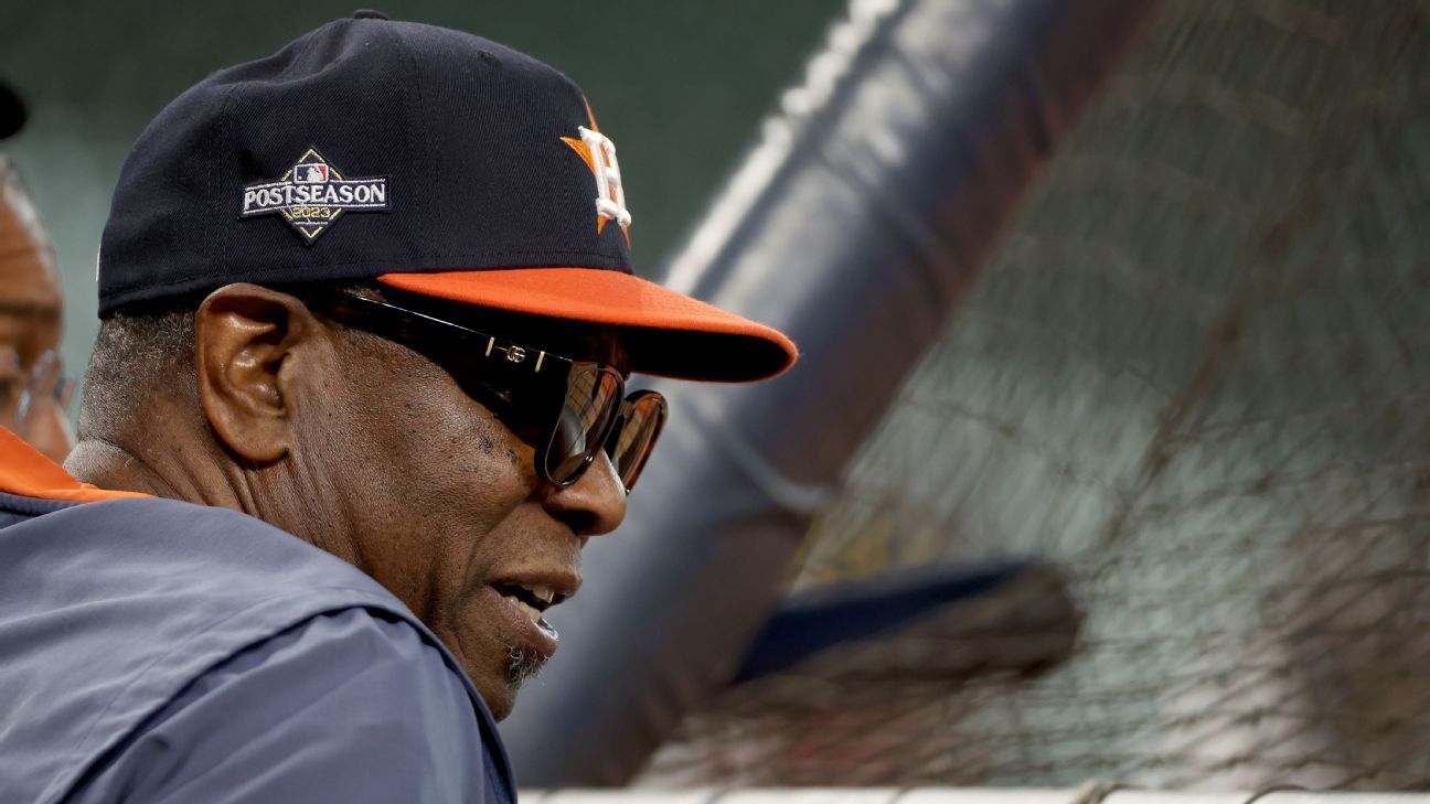 Astros' Dusty Baker 'ashamed' MLB World Series has no Black players