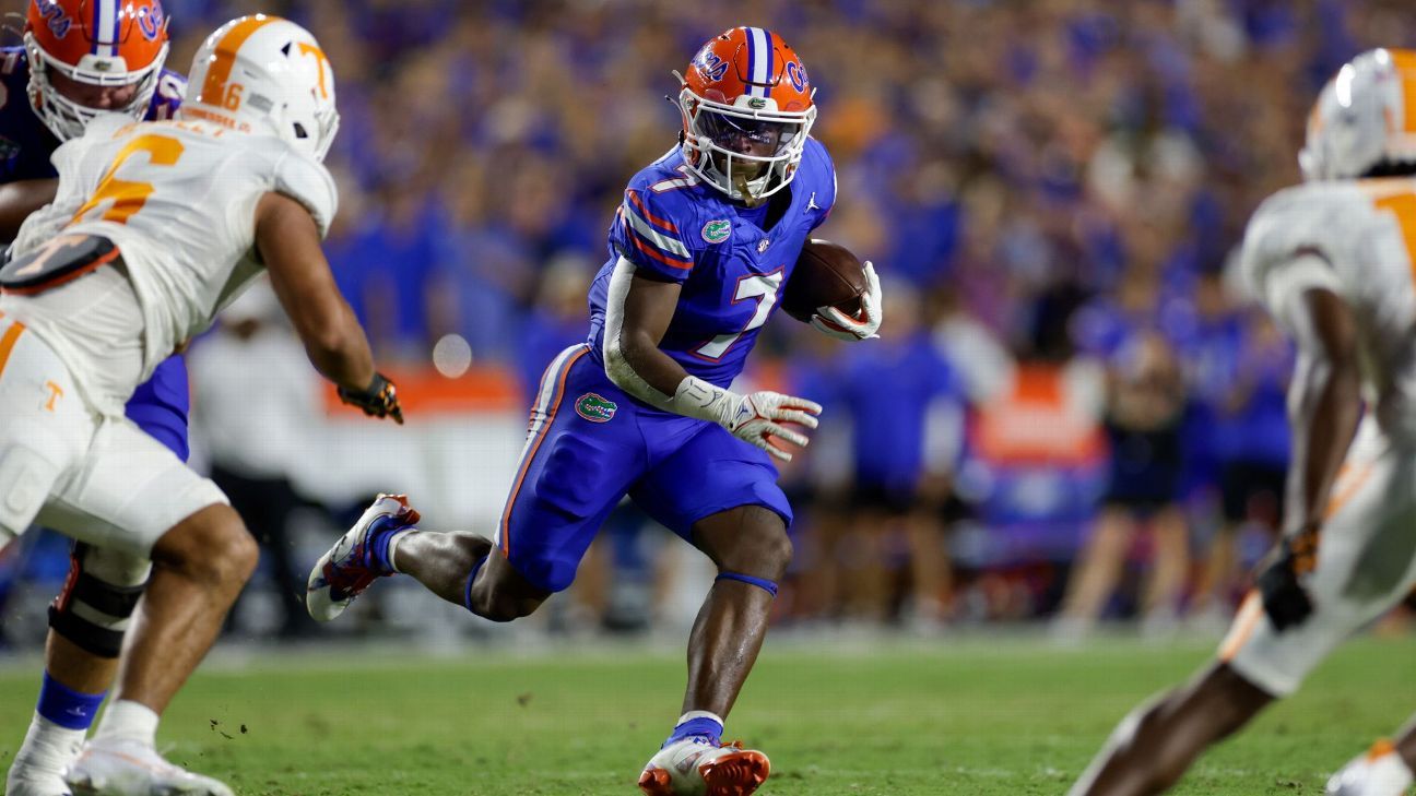 Etienne leaves Gators for rival Georgia via portal