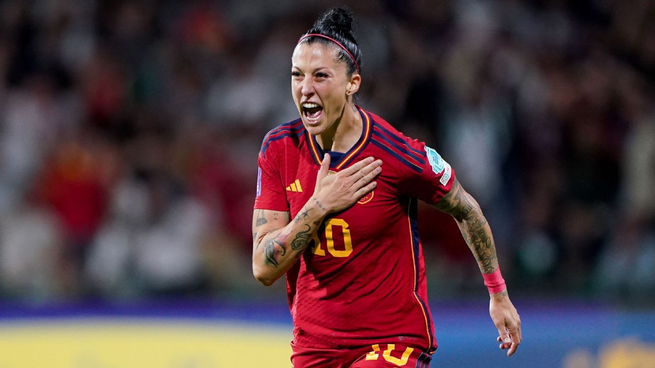 Jenni Hermoso anota el gol de la victoria de España en el primer partido desde la WWC