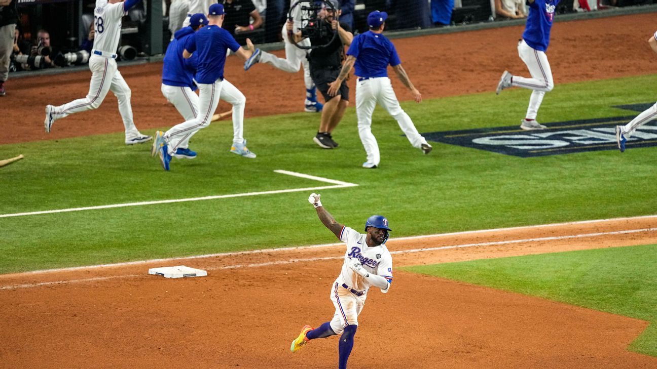 World Series Game 1 final score, results: Adolis Garcia's walk-off home run  leads Rangers over Diamondbacks in instant classic