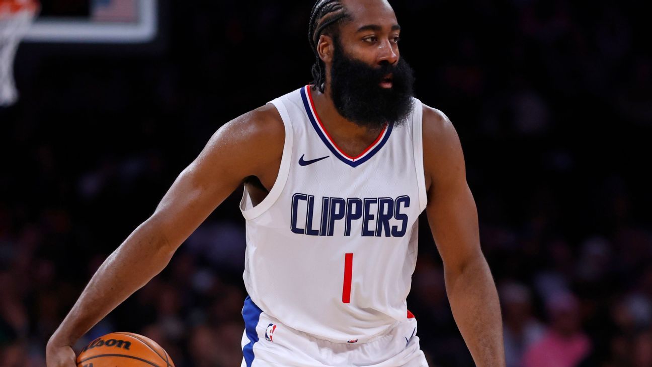 James Harden segna 17 gol al suo debutto con i Clippers contro i Knicks