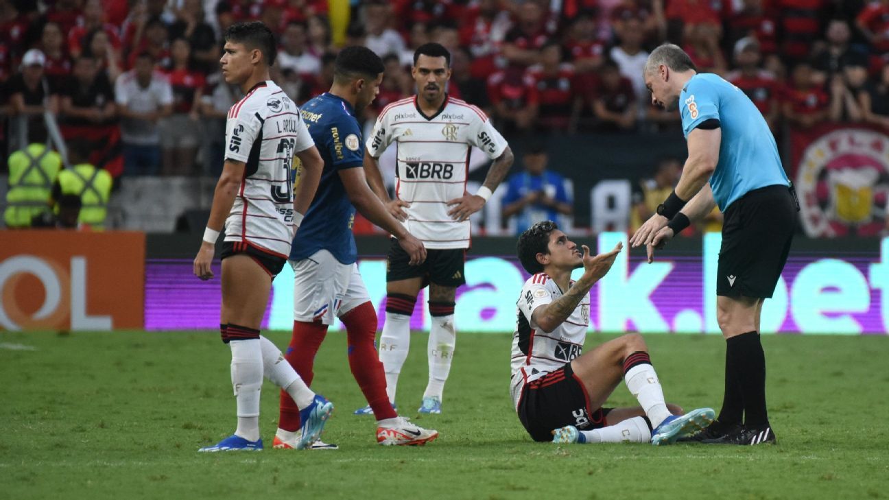VAR analisou lance de pênalti reclamado pelo Flamengo contra o Fortaleza? CBF explica