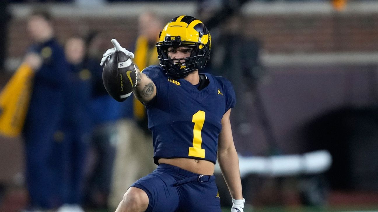 Michigan football WR Roman Wilson switches to No. 1 jersey