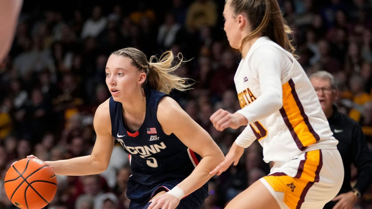 Paige Bueckers returns to Minnesota, leads UConn to victory - ESPN