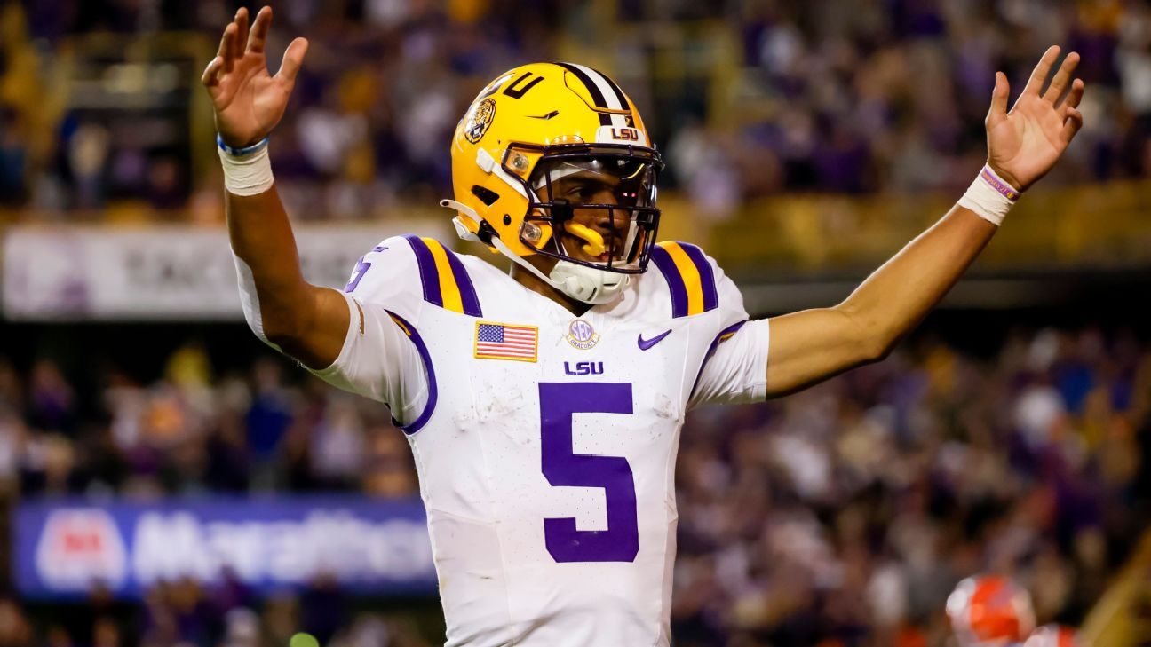 Jayden Daniels Da Lsu Entrará No Draft Da Nfl E Pulará O Bowl Game 9758