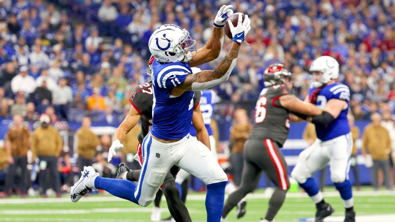 Colts place franchise tag on receiver Michael Pittman Jr.