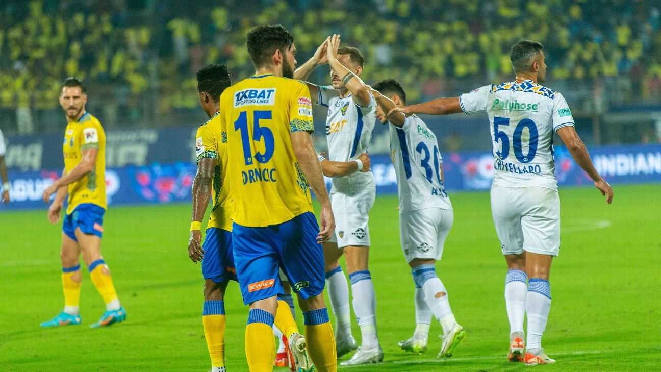 Kerala Blasters draw 33 with Chennaiyin FC in riveting ISL clash ESPN