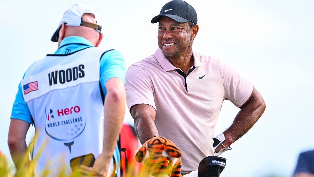 Highlights from Woods' first round at the Hero World Challenge