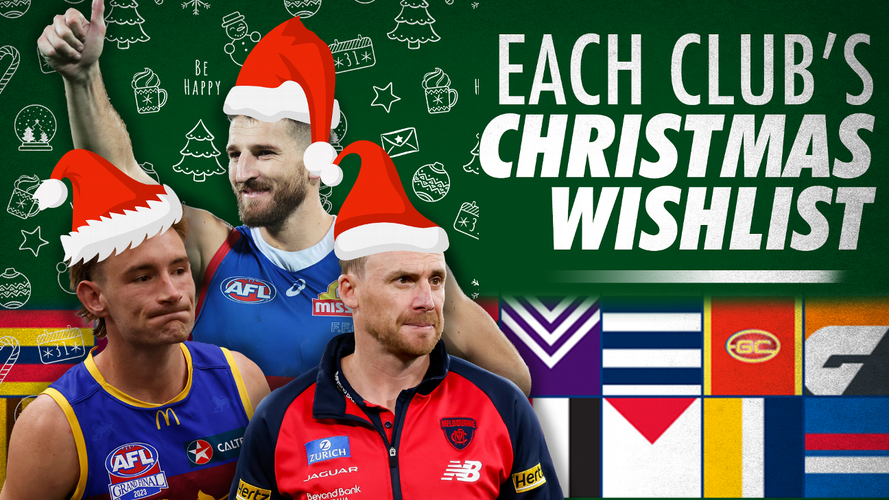 Every AFL team's Christmas wish list ahead of season 2024 ESPN