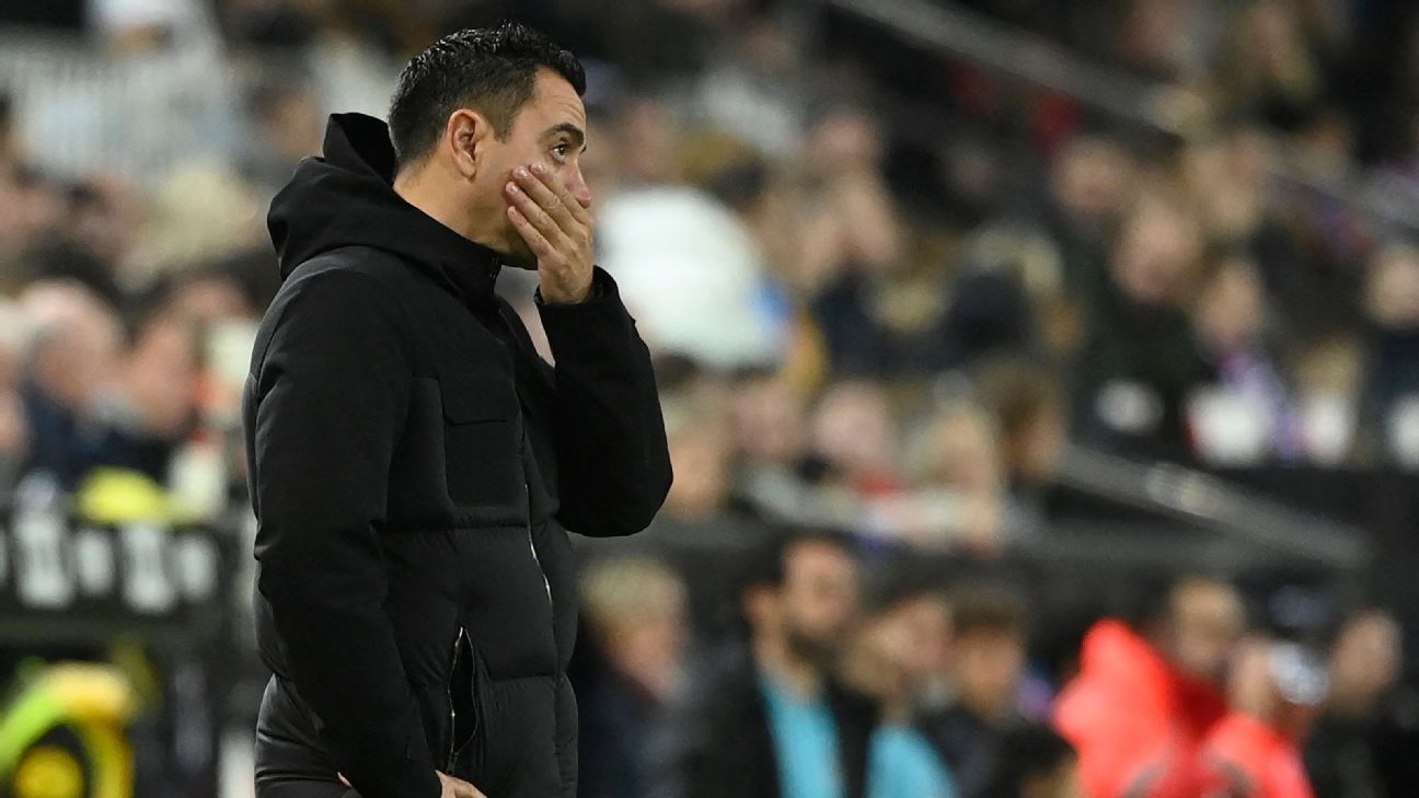 Upset Xavi rues missed chances in Barça draw