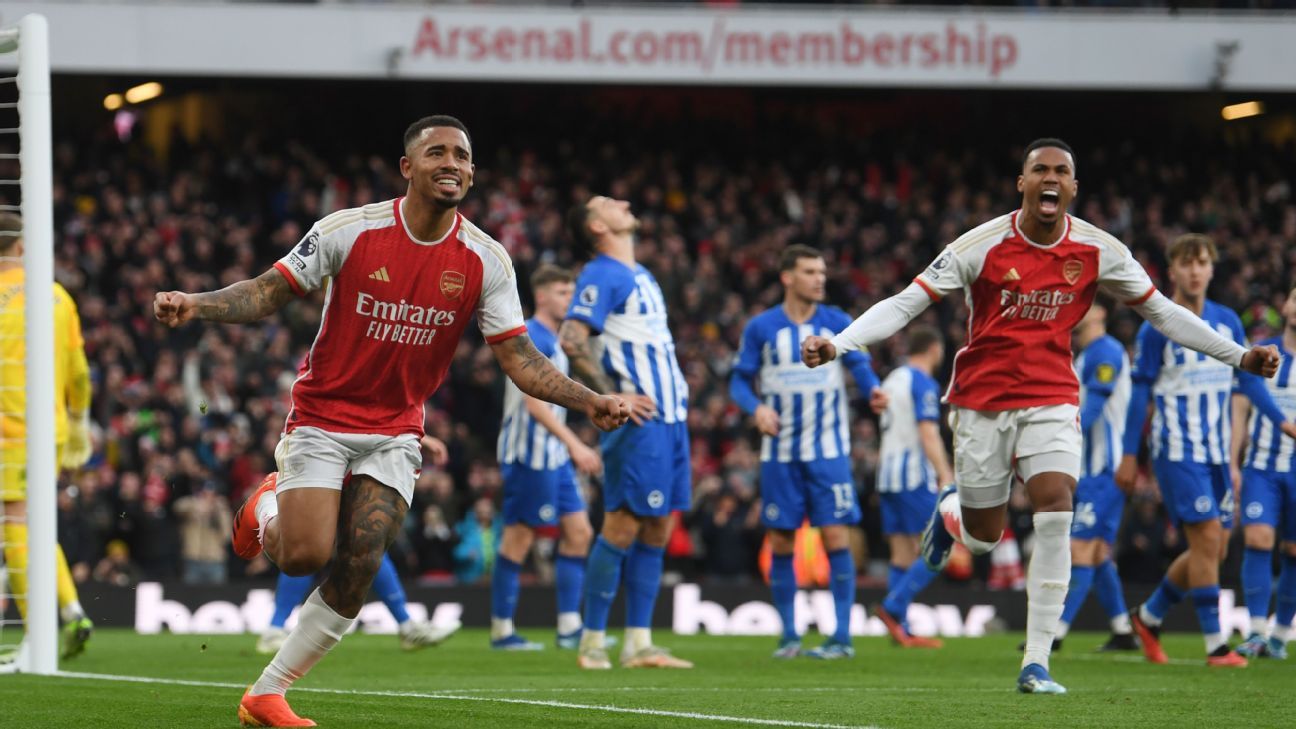 Arsenal open up seven-point lead as Man City, Newcastle held