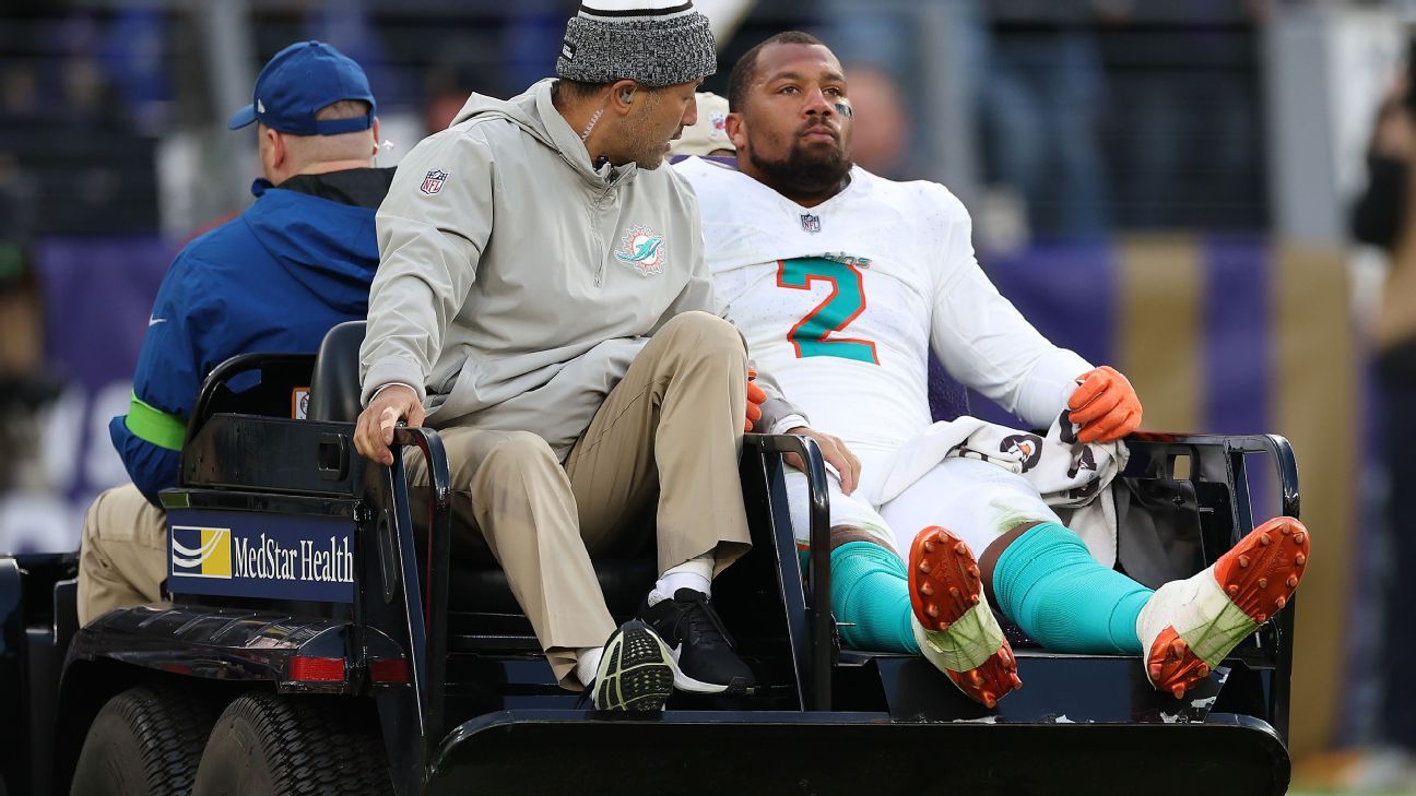Source: Torn ACL feared for Dolphins LB Chubb
